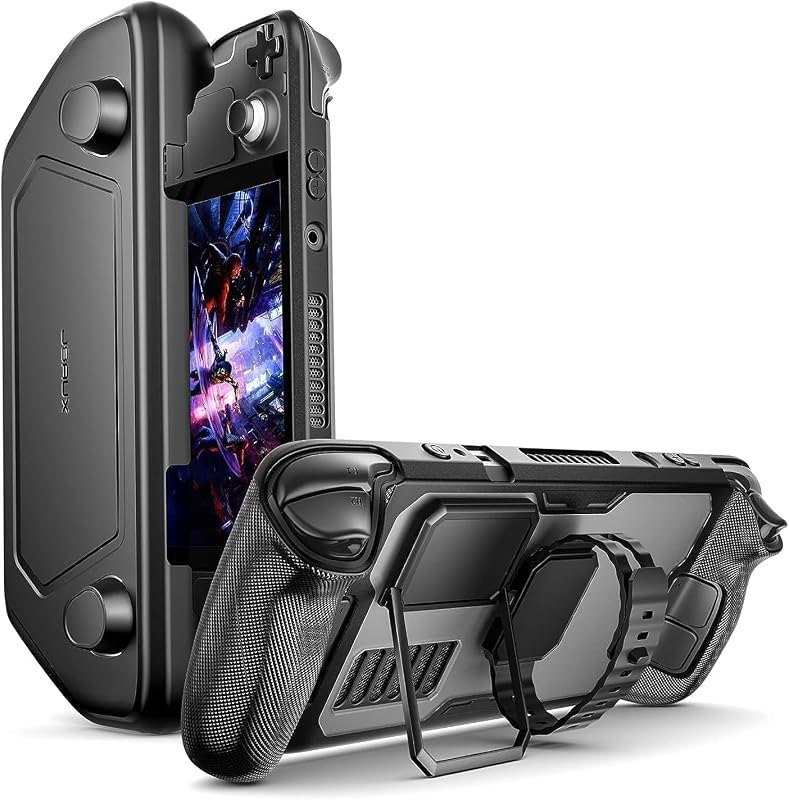 JSAUX PC0104 ModCase Compatible with Steam Deck, Steam Deck Case Comprehensive Protection Include Detachable Front