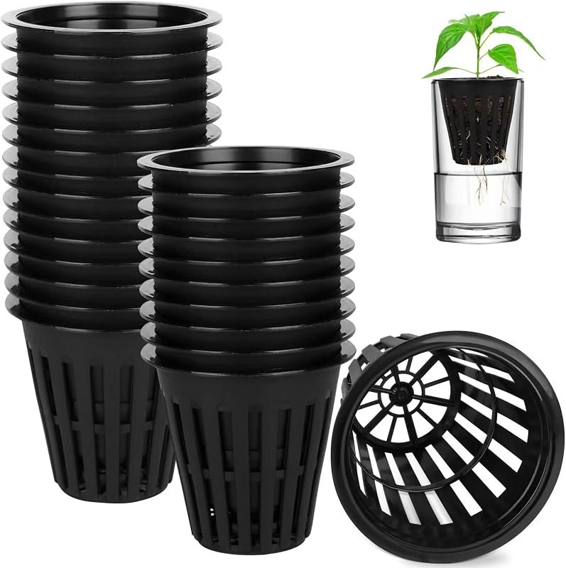 HXSEMAYIG 50PCS 2 inch Net Pots, Hydroponics Cup, Net Cups for Indoor or Outdoor Growing — hydroponics Net pots amazon