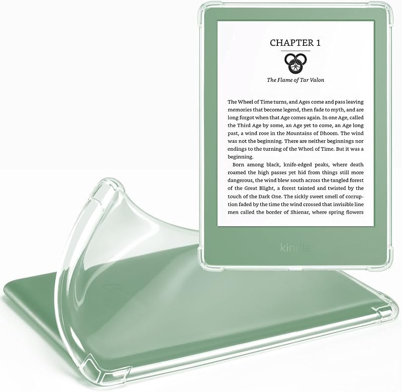 CoBak Clear Case Exclusively for 6" Kindle 2024 & 2022(11th Generation) — Kindle Paperwhite case for kindle cases
