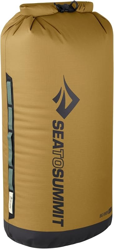 Sea to Summit Big River Dry Bag, Heavy-Duty Storage, 13 Liter, Gold Brown — dry bags for dry bags