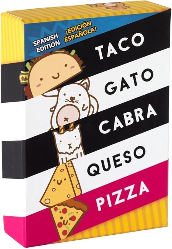 Taco Gato Cabra Queso Pizza Card Game, Edición Española by Taco Cat Games — best Amazon Games to keep you entert for