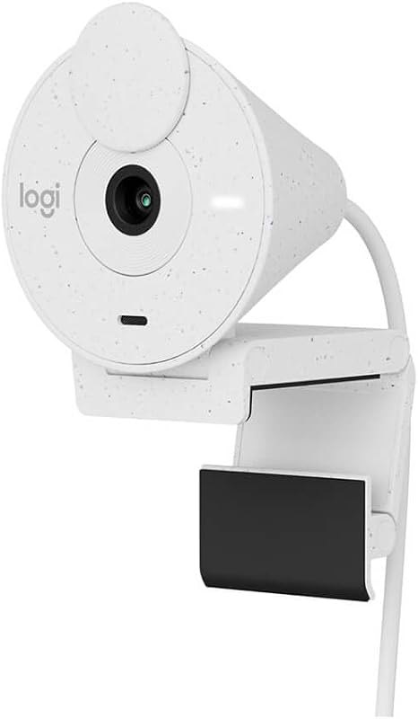 Logitech Brio 300 HD Webcam with Privacy Shutter, Noise Reduction Mic, USB-C, Certified for Zoom, Microsoft Teams