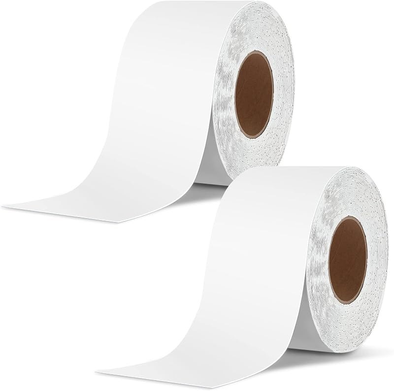 2 Pack RV Roof Tape, 4 Inch x 50 Feet RV Sealant Tape, UV & Waterproof RV White Seal Tape for RV Repair, Window, Boat