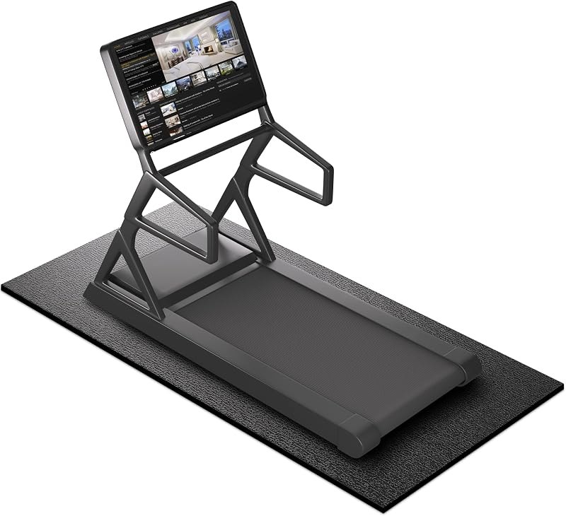 GymCope Treadmill Mat for Hardwood Floor Carpet 7'x3'/6'x3'/6'x2.5'/4'x2' — walking floor stand for walking floor stand