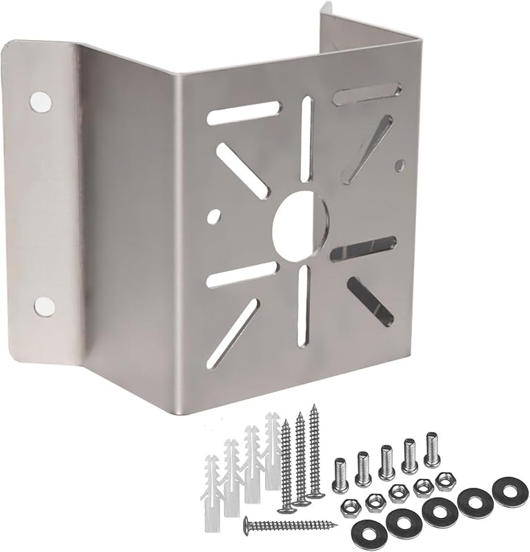 WiTi Universal Corner Mount for Security Camera, Stainless Steel Mounting Corner Bracket for Wall Mount Corner