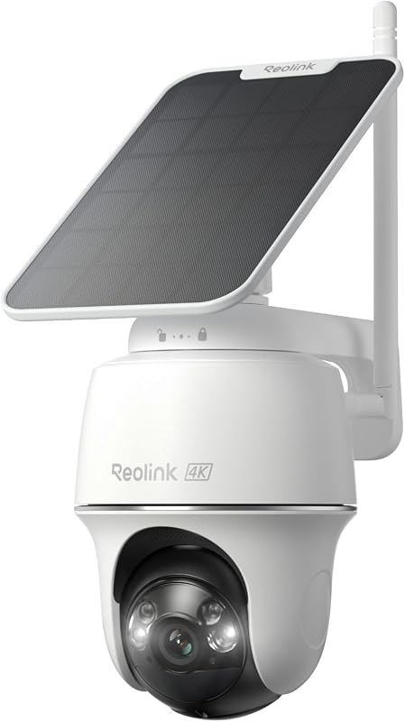 REOLINK Argus PT Ultra First 4K Solar Security Cameras Wireless Outdoor — 360 Degree Cameras that store your m for 360