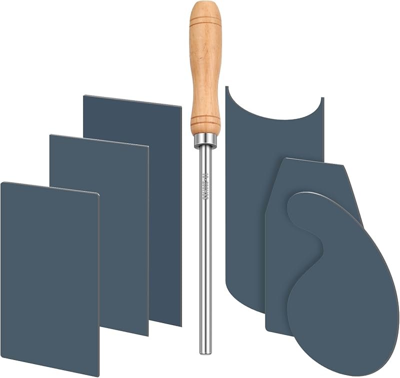 Card Scraper Burnishing Tool Cabinet Scraper Woodworking, Blue — woodworking card scraper amazon for woodworking card