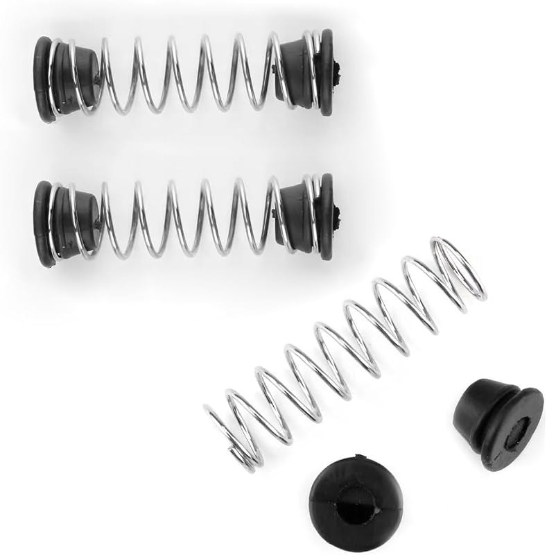 3 Set Precision Pruner Spring Replacement with Rubber Base End Cap for Pruning Shears Garden Pruners Garden Snips