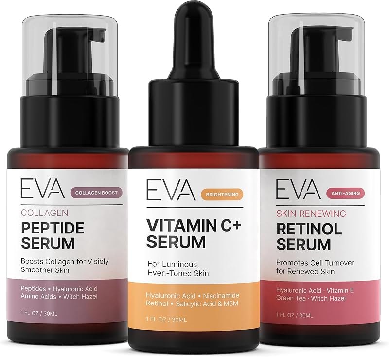 Eva Naturals Trifecta Face Serum Set — Serums and balms for reactive skin. for serums balms reactive skin
