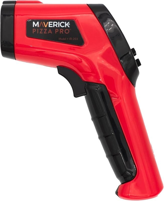 Maverick Infrared BBQ Thermometer with Laser Pointer, Instant Surface Read for Grill Grates, Pizza Stones & Cast Iron