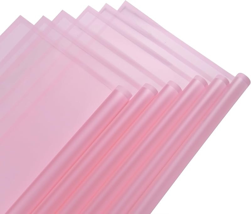 VOWOVOSDAY 20 Pcs Flower Wrapping Paper,Waterproof Gift Wrapping Paper 23x23Inch Used for DIY Crafts,Valentine's