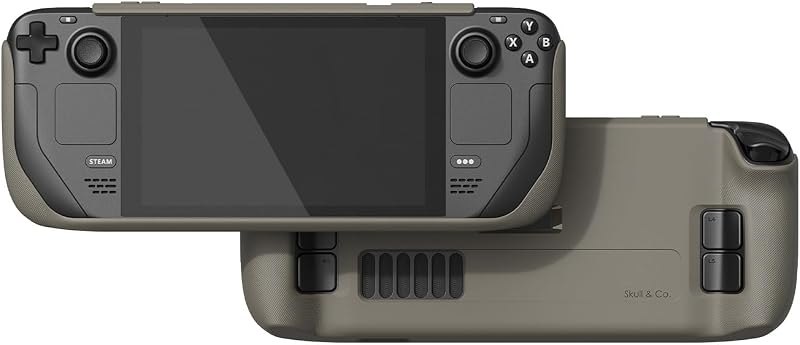 SAVAGE RAVEN Skull & Co. GripCase SD for Steam Deck: A Soft Protective Case with Textured Grips Full Protection and