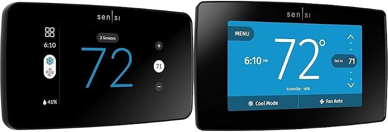 Sensi Touch Smart Thermostats Bundle with Touchscreen Color Display