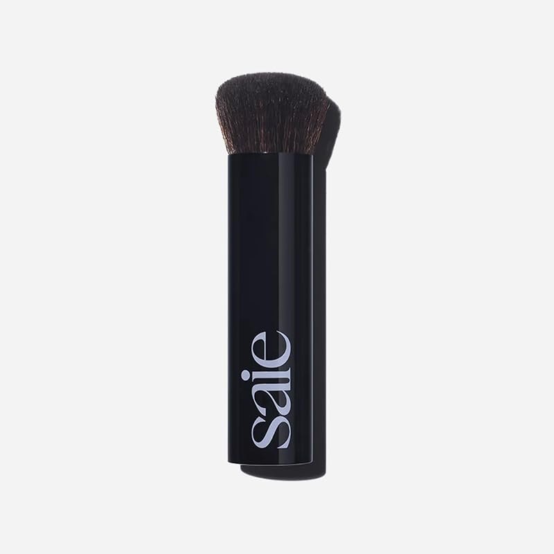 Saie The Base Foundation Brush for Liquid Makeup - Ultra-Soft Makeup Brush with Cruelty-Free, Synthetic Bristles -