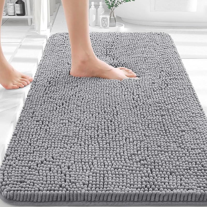 OLANLY Bathroom Rugs 30x20, Extra Soft Absorbent Chenille Bath Rugs — home for haul