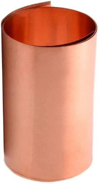 Pure Copper Sheet Roll, Copper Flashing General Use or Roofing Flashing Roll - DIY (26Ga 2" Width, 5FT)