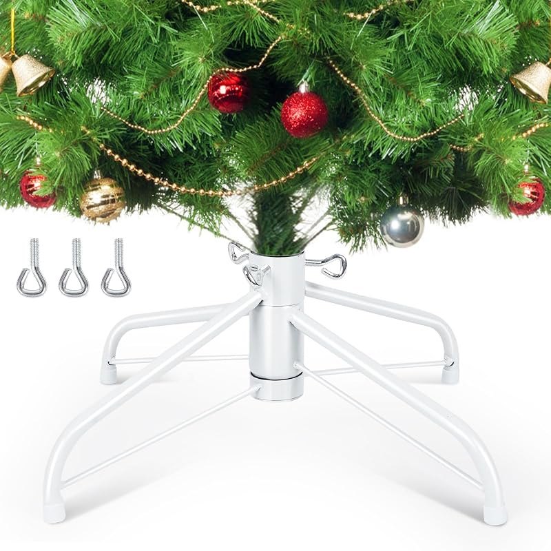 Christmas Tree Stand, Christmas Tree Base Replacement (Length16.1, Dia 1.25") for Artificial Trees up to 2-7 FT Heavy