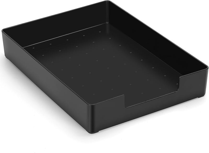 Letter Tray, Desk Organizer Tray, A4 Plastic Paper Tray Organizer for Desk, Stackable Rectangular Inbox Mail File
