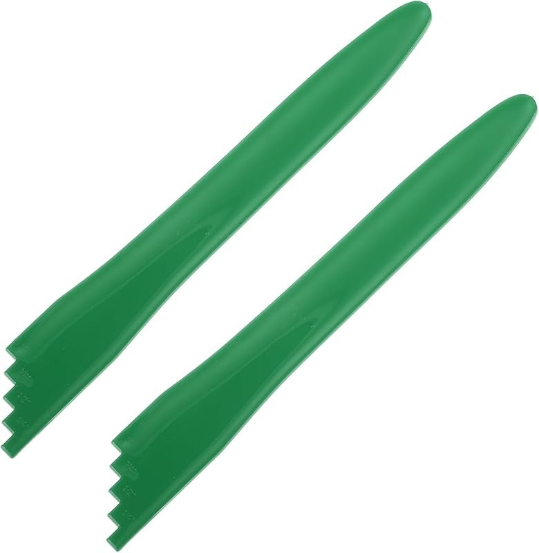 uxcell 2Pcs Bubble Popper Canning Kits, 8inch Bubble Measurer Canning Supplies, Bubble Remover for Canning Food, Green