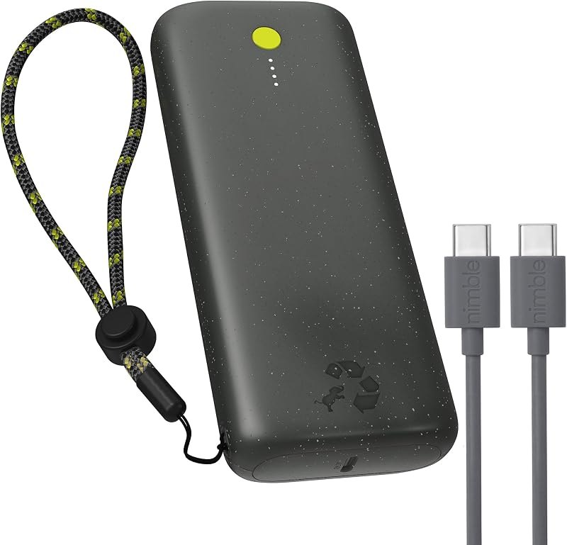 Nimble Champ Pro Portable Charger, 20000mAh Power Bank, 65W USB-C Charging — power bank USB-C 65W for power bank usb 65w
