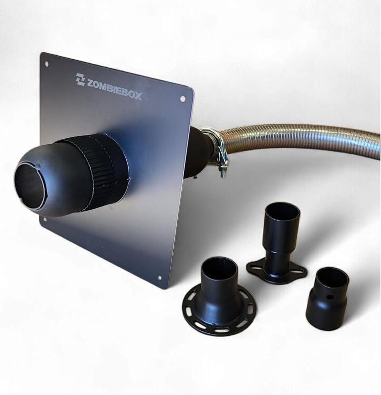 Zombiebox Portable Generator Exhaust Extension Silencer Kit — generators wall mount for generators wall mount