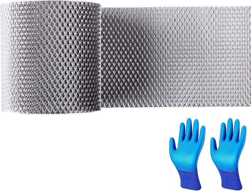 5 inch Gutter Guard Mesh Roll, Aluminum Gutter Screen Leaf Guard Rain Gutter Covers downspout Guard(50feet). — best