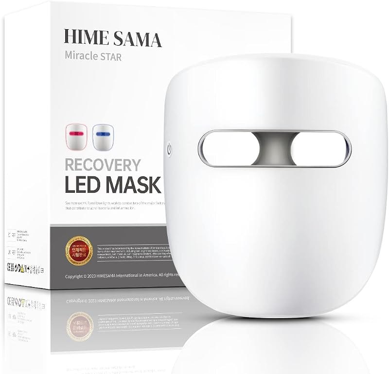 HIME SAMA Led Face Mask, FSA,HSA Eligible, Red Light Mask, Miracle MAX — led red light face mask amazon for led red