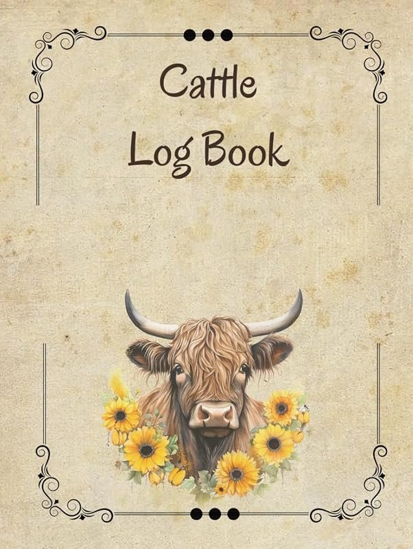 Cattle Record Keeping: Blank livestock log keeping notebook — Best Products for your homestead ama for products your