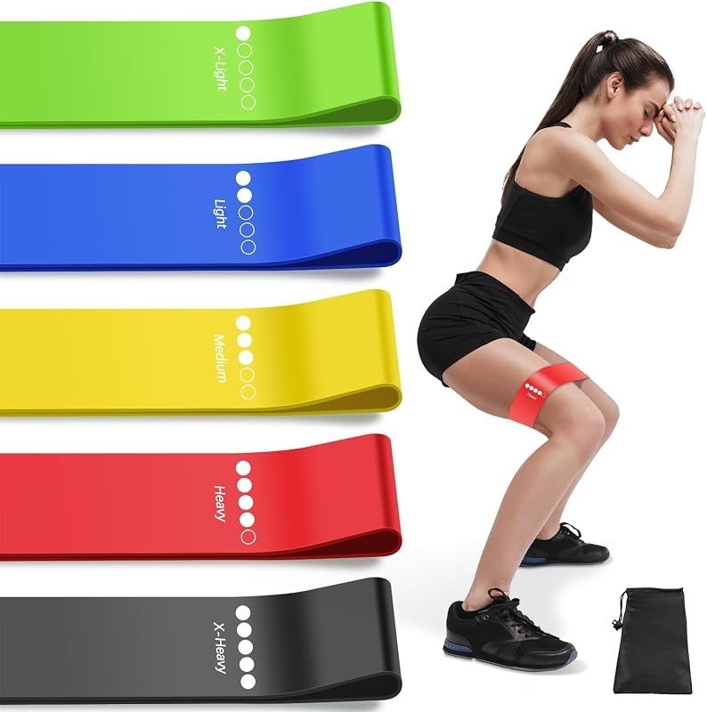Resistance Bands for Working Out, 5 Levels Elastic Exercise Bands — Mats, bands, and home workout gear w for mats