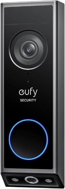eufy Security Video Doorbell E340, Dual Cameras with Delivery Guard, 2K Full HD and Color Night Vision, Wired or