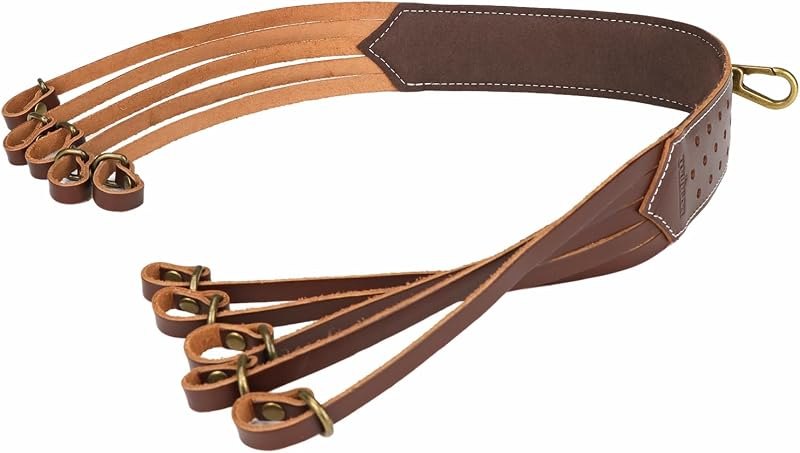 TOURBON Leather Duck Strap Game Carrier Hunting Geese Hanger Dove Tote — hunting Game bags for game bags