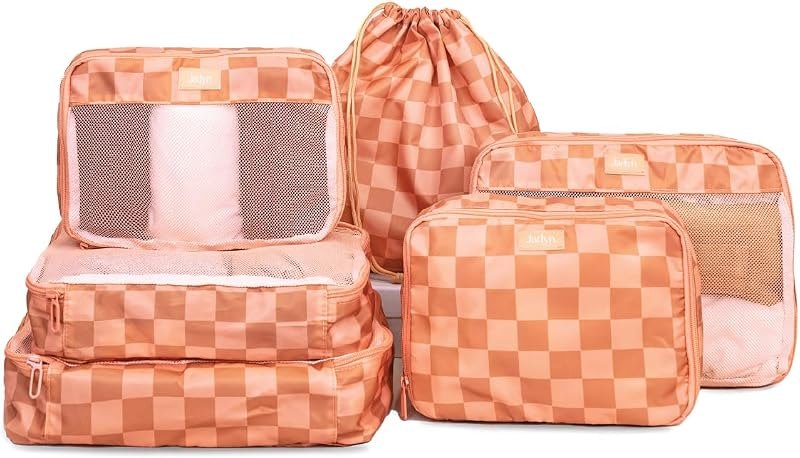 Packing Cubes for Travel, 6-Piece Large Packing Cube Organizer Set for Suitcase, Duffel Bag, Luggage, Multiple Sizes