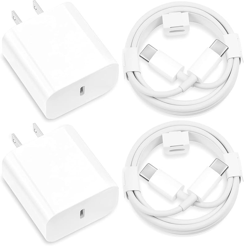 Pixel 8/7/6/5/4/3 Fast Charger, 2Pack 20W USB C Charging Block for Google Pixel 8/8 Pro/7/7 Pro/7a, 6a/6/Pro