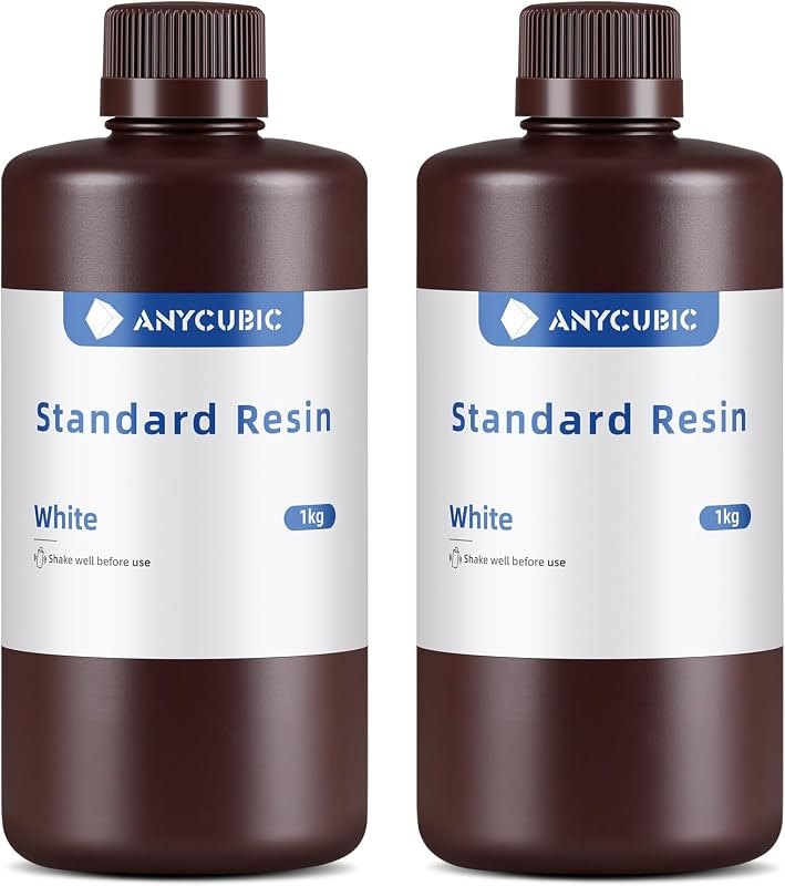 ANYCUBIC 3D Printer Resin, 405nm SLA UV-Curing Resin with High Precision and Quick Curing & Excellent Fluidity for LCD