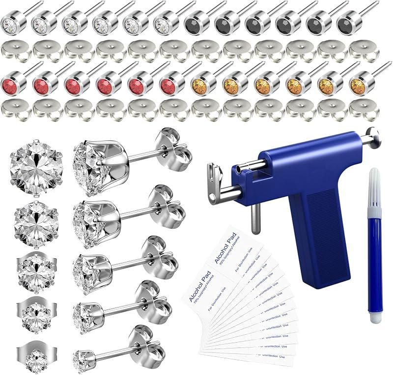 69 pcs Ear Piercing Gun, Reusable Ear Piercing Kit — Items from Amazon Haul, Amazon's ver for items haul version temu