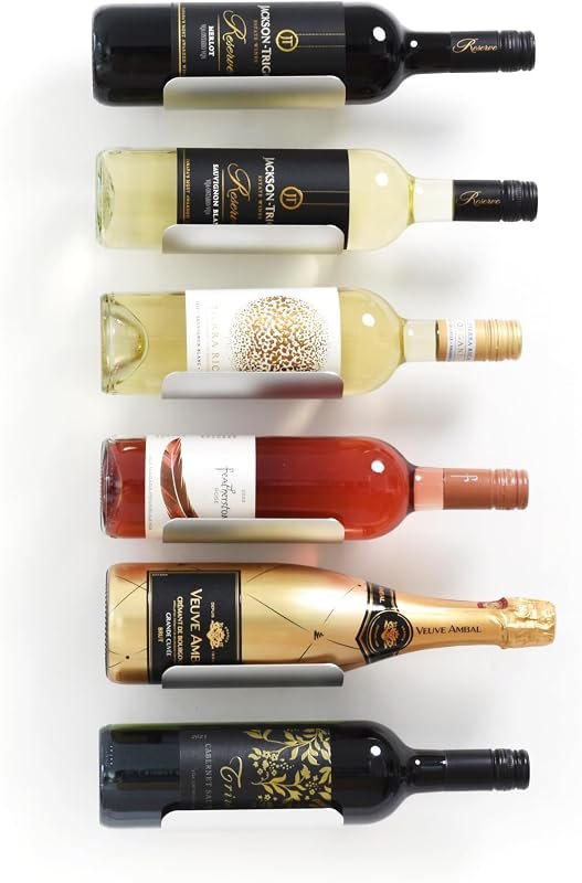 xympo Wall Mounted Wine Rack Set — wine hook set for wine hook set