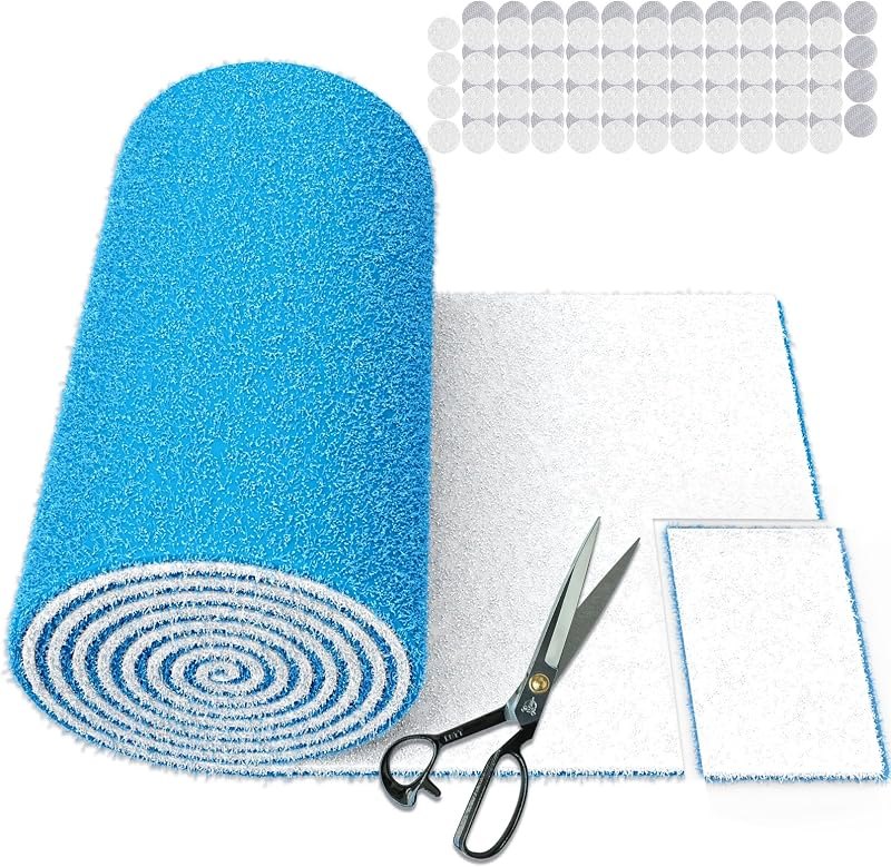 UBeesize Air Vent Filters, 120" x 12" Cut to Size Air Filter Material (50+ Filters), MERV 8 Triple Vent Filter Kit for