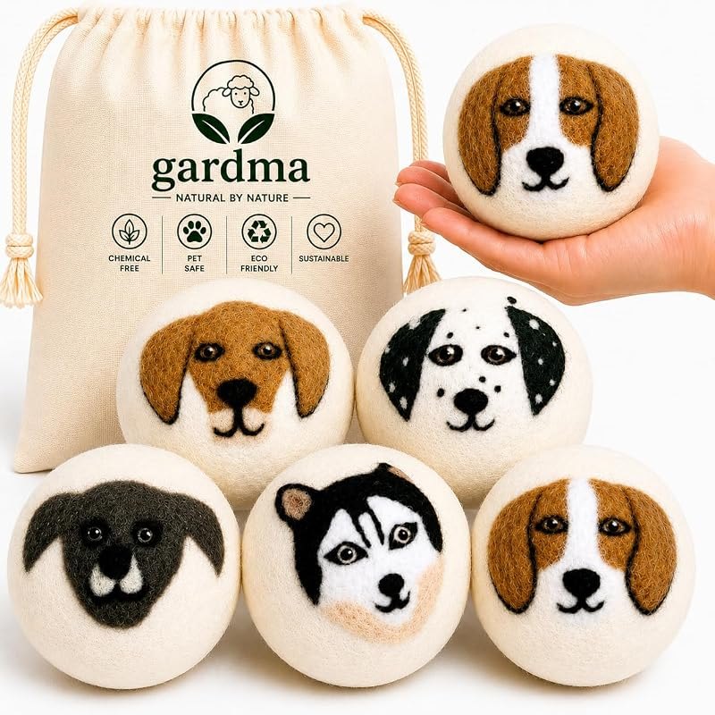 Wool Dryer Balls XL 6-Pack