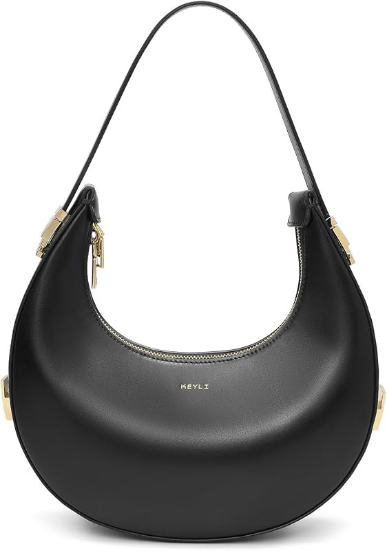 Shoulder Bag for Women 3 Ways Adjust Strap Clutches Hobo Purses Fashionable Casual Tote Handbags with 2 Zipper Closure