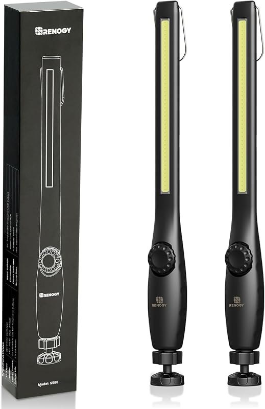 DR.PREPARE LED Work Light, 700 Lumens Rechargeable, Cordless Portable Magnetic COB LED Inspection Light for Car