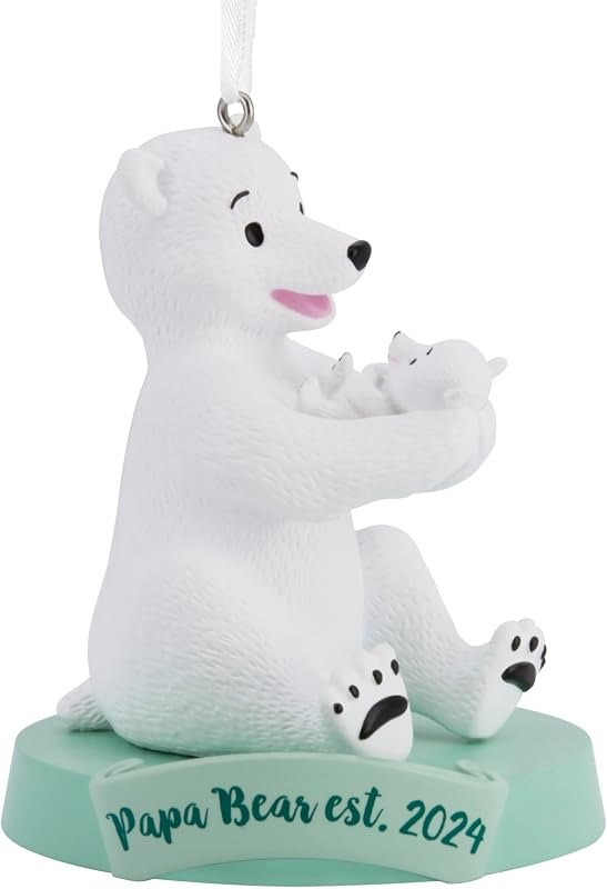 Hallmark Papa Bear New Dad 2024 Christmas Ornament — The best New Years products on amazo for new years products