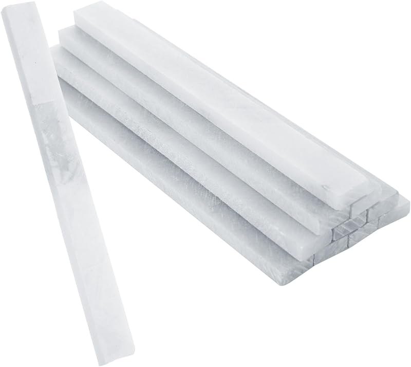ZOFORTY 200Pcs Soapstone Pen Welding, Flat White Soapstone Refills, Soap Stones Chalk, Professional Soapstone Pencil