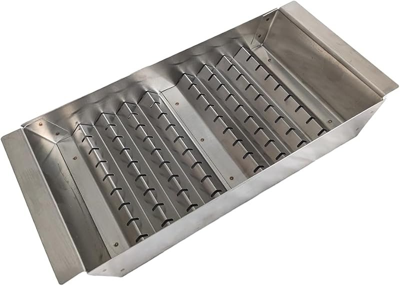 (17-1/2 inch) Qwik-Char Charcoal and Flame Deflector Tray. Choose from Multiple Sizes to fit Most Gas Grills. Please
