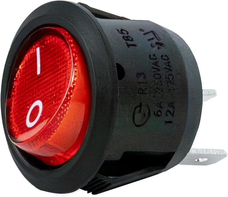2Pcs Power Start Buttons or Light Switches for Kids Ride-On Toy Cars ON-OFF Replacement Parts for Children's Electric