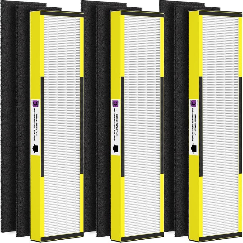 FLT5000 Replacement Filter C for Guardian AC5000 Purifier 3 Pack — HEPA filters amazon for hepa filters