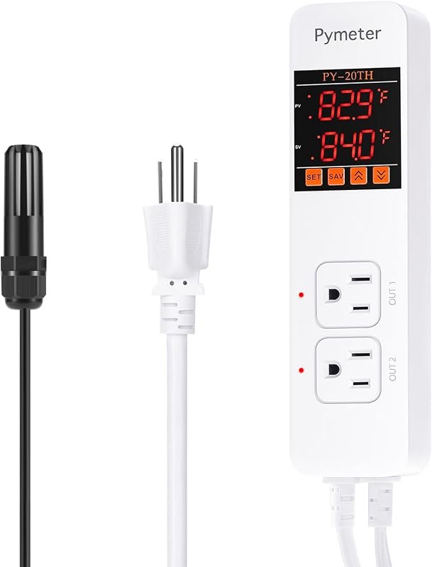 Humidity and Temperature Controller Humidistat for Mushroom Greenhouse Humidifier Dehumidifier — dehumidifier humidity