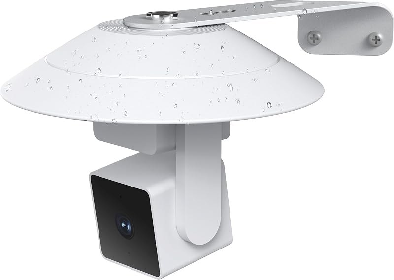 Gcioii Wall Mount for WYZE Cam Pan V3 & Cam Pan V4, Weatherproof Cover and Outside Corner Accessories, Reduce Blind