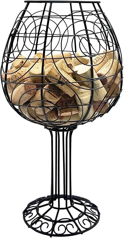 Oeno Wine Cork Holder Metal Display Collector - Wine Glass — best wine desk holder for wine desk holder