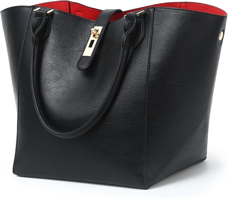 Large Work Tote Bag for Women Big Bucket Purses Designer Handbags — handbags structured tote for handbags structured