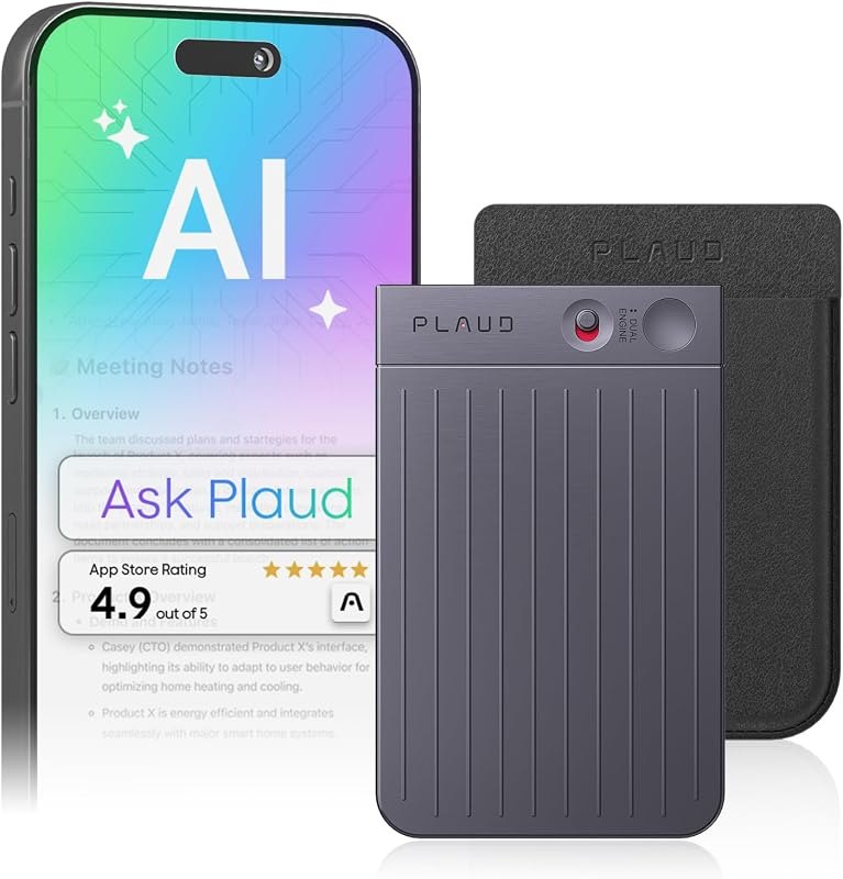 Plaud Note AI Voice Recorder Transcribe & Summarize, Black, Non-Pro Version — Notes on AI tools we actually use — for